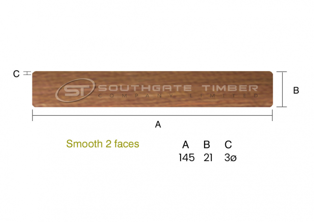 IPE 21 x 145mm smooth 2 sides 1st grade ***fsc®***