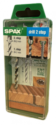 Foret Étages Spax Drill 2 Step - Perçage Et Fraisage - Diamètre 4,1 Mm Foret Étages Spax Drill 2 Step - Perçage Et Fraisage - Diamètre 4,1 Mm